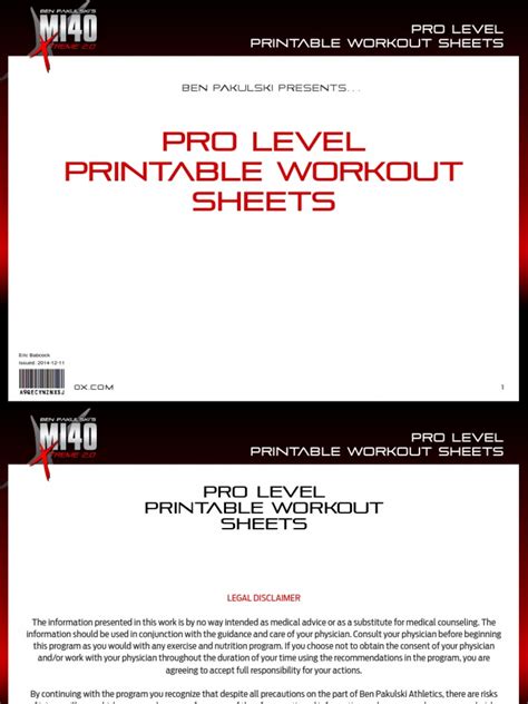 Mi40 Workout