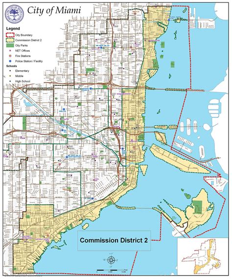 miami florida map
