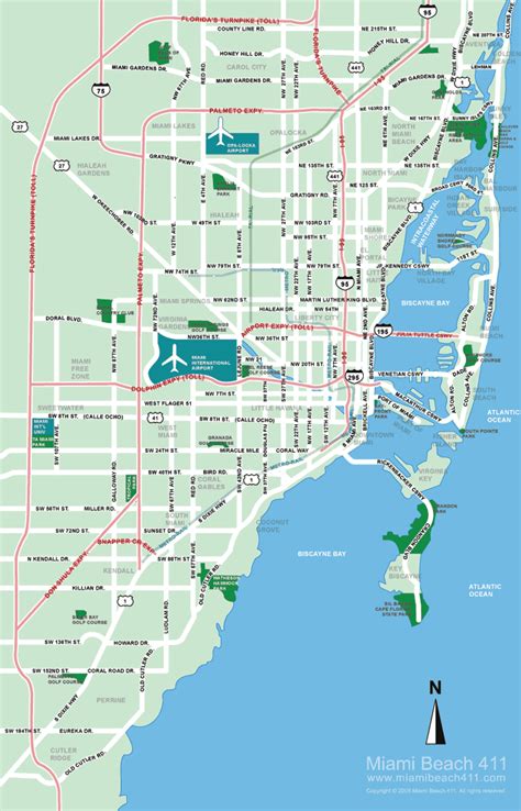 miami map florida