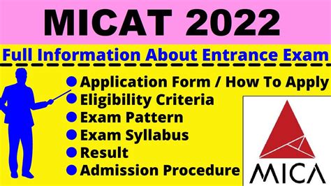 Download Micat 2018 Dates Application Form Pattern Eligibility 