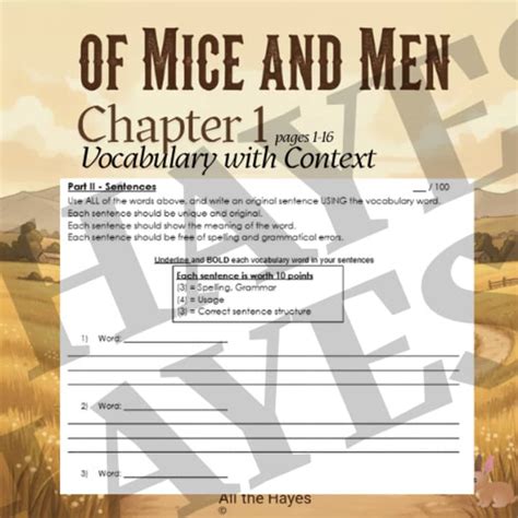 Mice Of Men Chapter 1 Summary