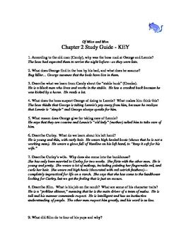 Read Mice And Men Chapter Two Study Guide 