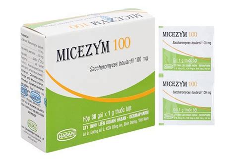 micezym | Thuc Micezym 100mg tr tiu chy dng
