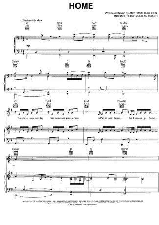 Michael Buble Score