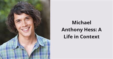michael hess anthony lee biography