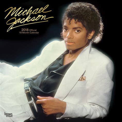 Michael Jackson 2018 12 X 12 Inch Monthly Square Wall Calendar With Foil Stamped Cover, Pop Music Billie Jean Thriller Celebrity