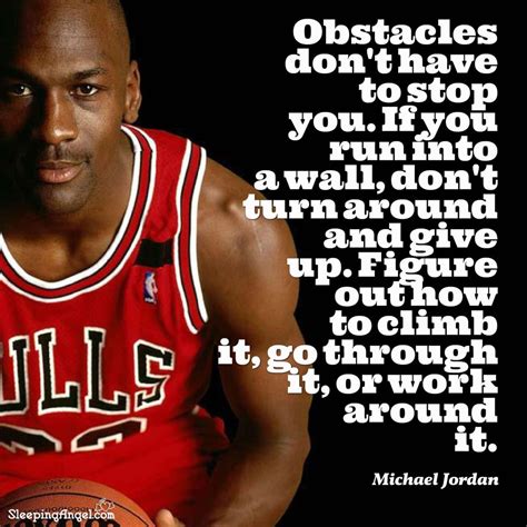 Michael Jordan Obstacles Quote