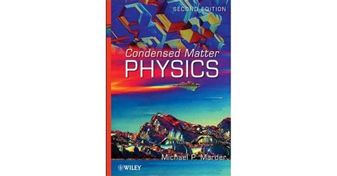 michael marder condensed matter physics s