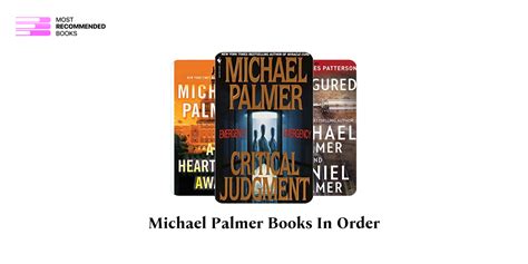 michael palmer books in order