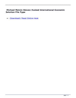 Full Download Michael Melvin Steven Husted International Economic Solution File Type Pdf 