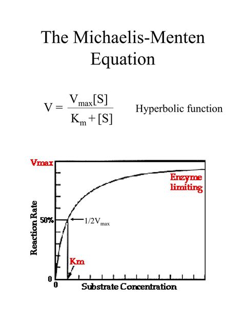 Michaelis Menten Equation