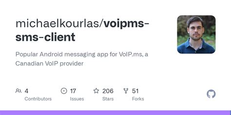 michaelkourlas/voipms-sms-client GitHub. 