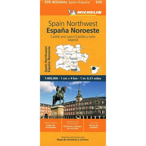 michelin map 575 regional spain castilla y leon m