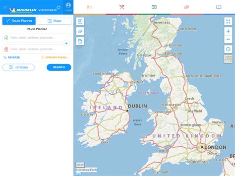 Michelin Maps Route Planner