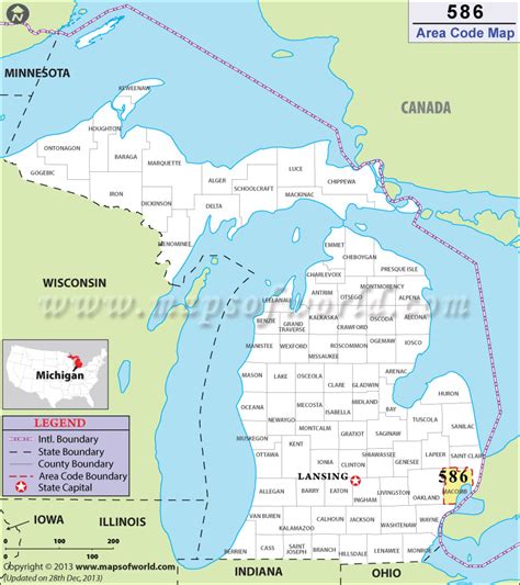 michigan 586 area code