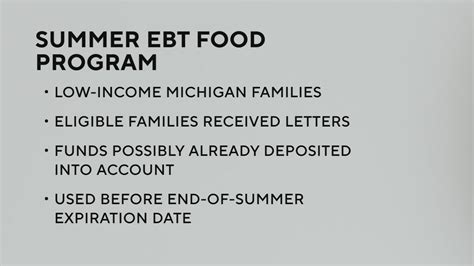 michigan ebt
