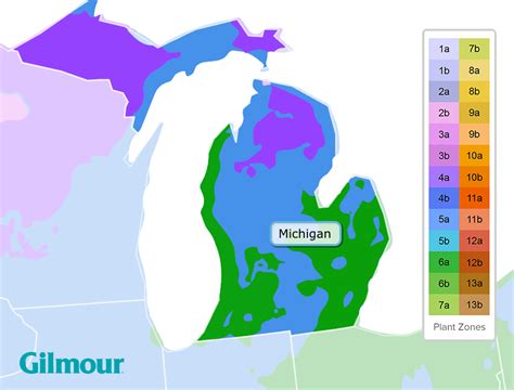 michigan growing zone