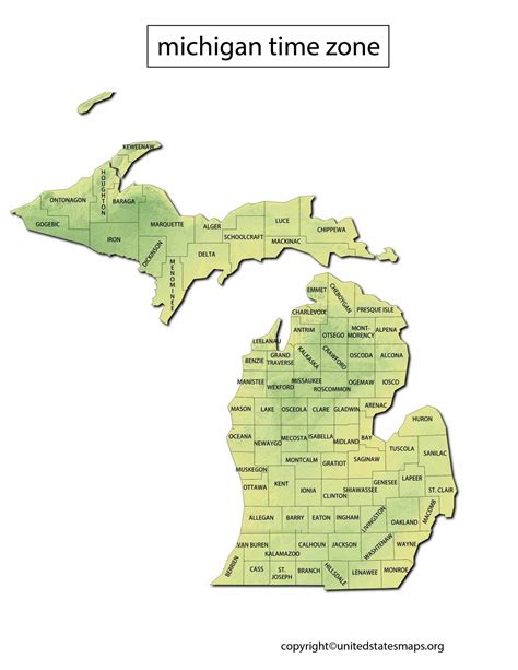 michigan timezone