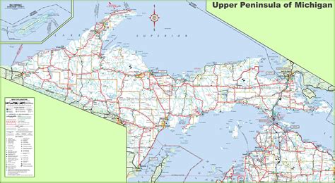 michigan up map