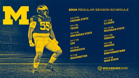 michigan wolverines schedule