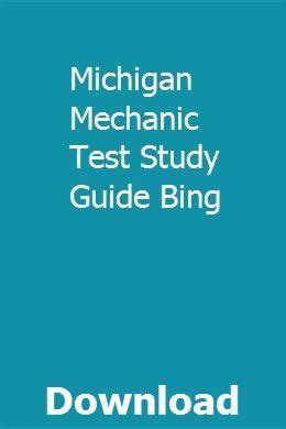 Read Online Michigan Mechanics Study Guide 