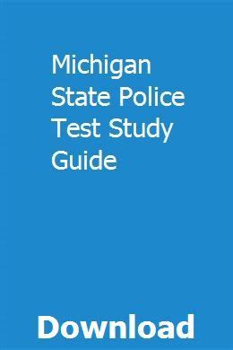 Read Michigan State Police Exam Study Guide 