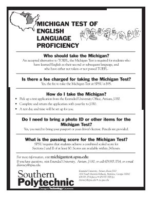 Read Online Michigan Test Of English Language Proficiency 