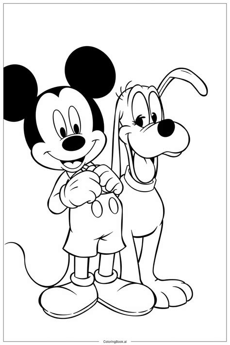 Mickey Mouse Para Colorear