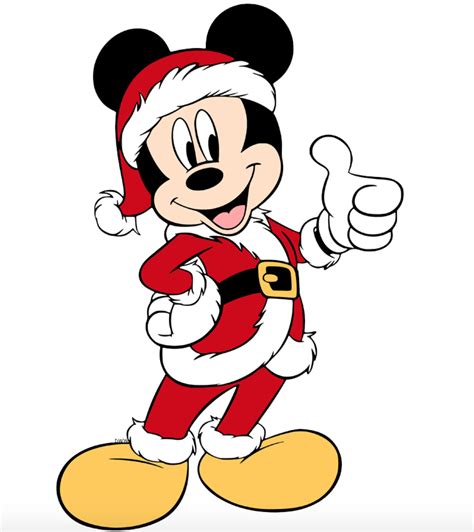 Mickey Mouse Santa