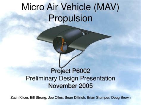 micro air vehicle ppt s