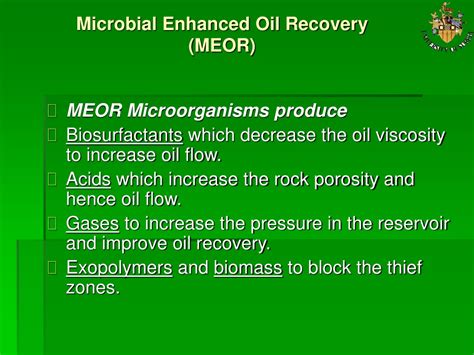 microbial enhanced oil recovery ppt for windows