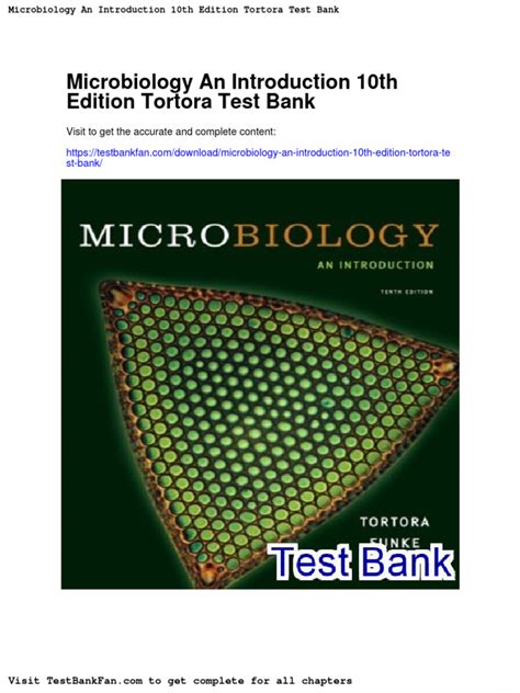 Read Online Microbiology An Introduction 10Th Edition Test Bank 