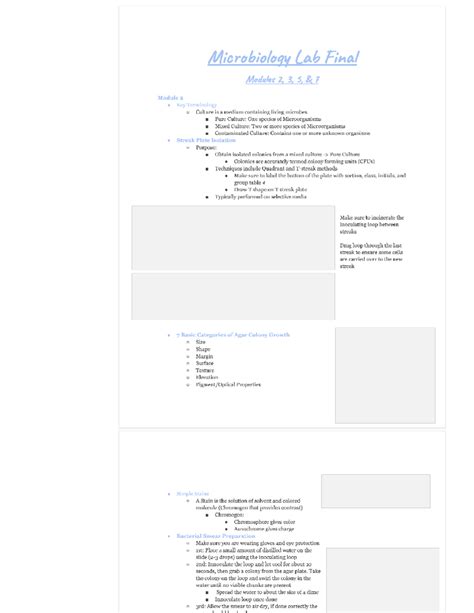Read Microbiology Lab Final Exam Study Guide 