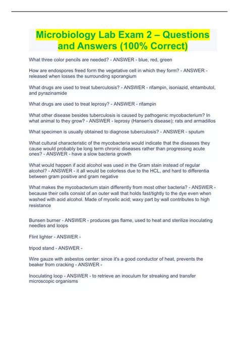 Read Microbiology Lab Quiz And Answers 