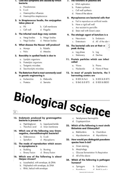 Download Microbiology Mcq With Answers 