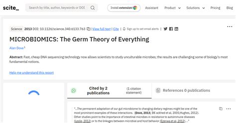 Microbiomics The Germ Theory Of Everything Science Germ Science - Germ Science