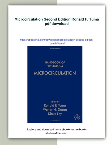 Microcirculation Second Edition