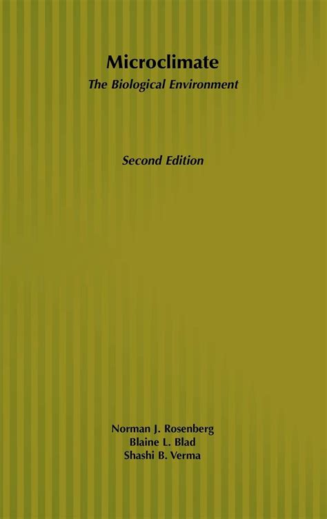 Full Download Microclimate The Biological Environment 