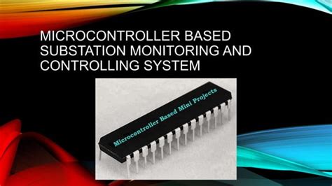 Download Microcontroller Based Substation Monitoring And Control 