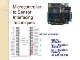 Full Download Microcontroller To Sensor Interfacing Techniques 