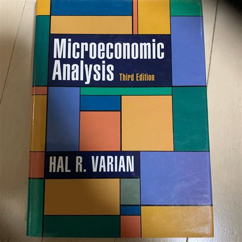 microeconomic analysis third edition varian norton