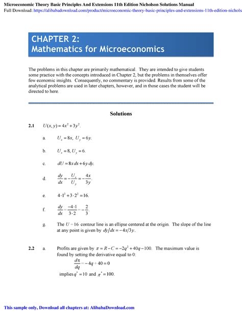 Read Microeconomic Theory 11Th Answers 