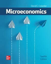Microeconomics David Colander