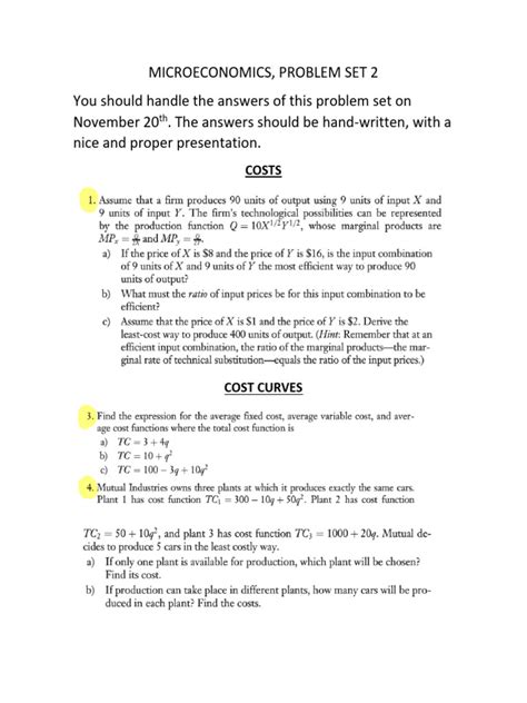 Microeconomics Ii Problem Set Iii Monopoly Exercise 1 Uab