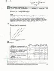 microeconomics lesson 2 activity 13 answer key