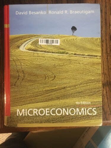 Read Online Microeconomics 4Th Edition David Besanko 