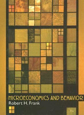 Read Online Microeconomics And Behavior 7Th Edition 