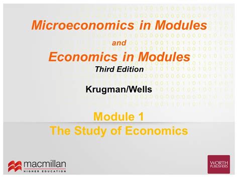 Read Online Microeconomics In Modules Third Edition 