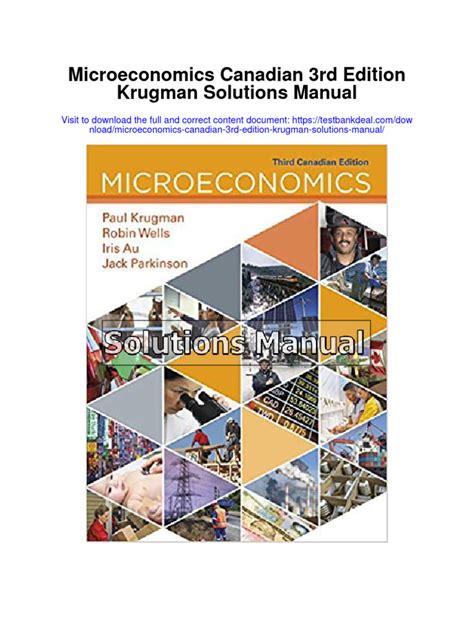 Read Microeconomics Krugman 3Rd Edition Soloution Manual 