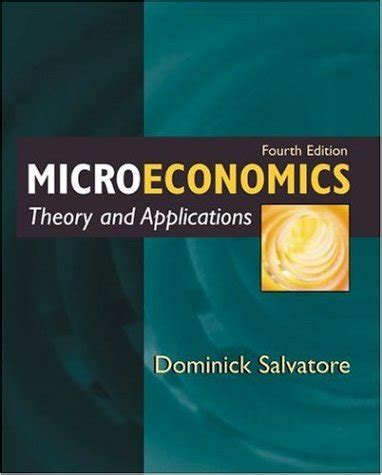 Download Microeconomics Theory And Applications Solutions Dominick Salvatore 